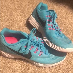 Nike sneakers. Blue and pink